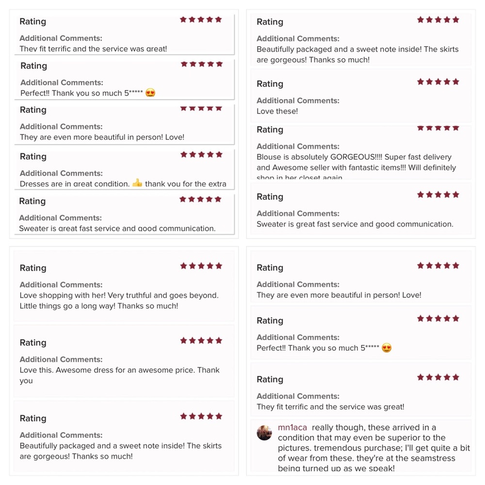 MY REVIEWS!!