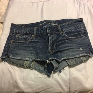 American Eagle Blue Jean Shorts