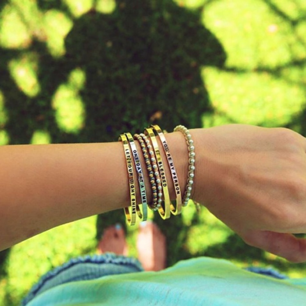 Mantra Inspirational Bangle