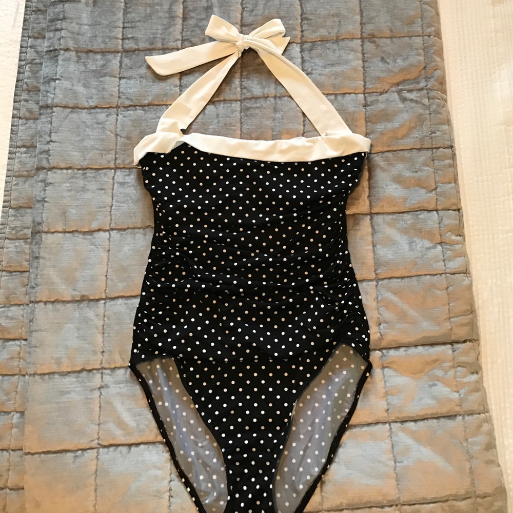 Ralph Lauren One piece pin up swim suit
