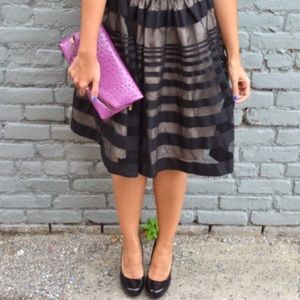 Eshakti Tulle Striped Skirt Size 4