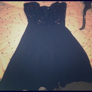 black tobi dress