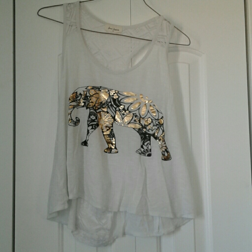 Graphic Elephant Tank