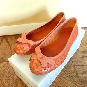 Topshop orange flats