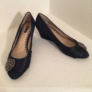 Alex Marie Navy Blue Heels