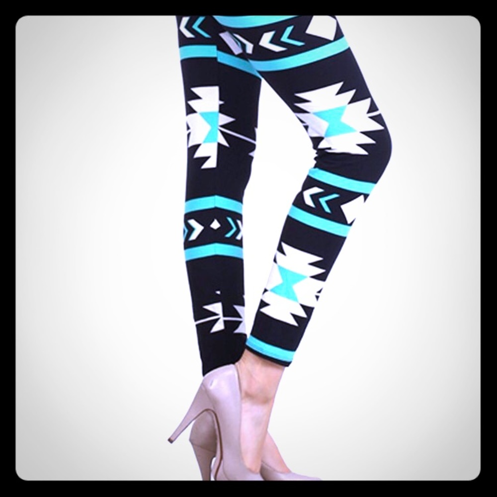 💎Mint Aztec Leggings 💎