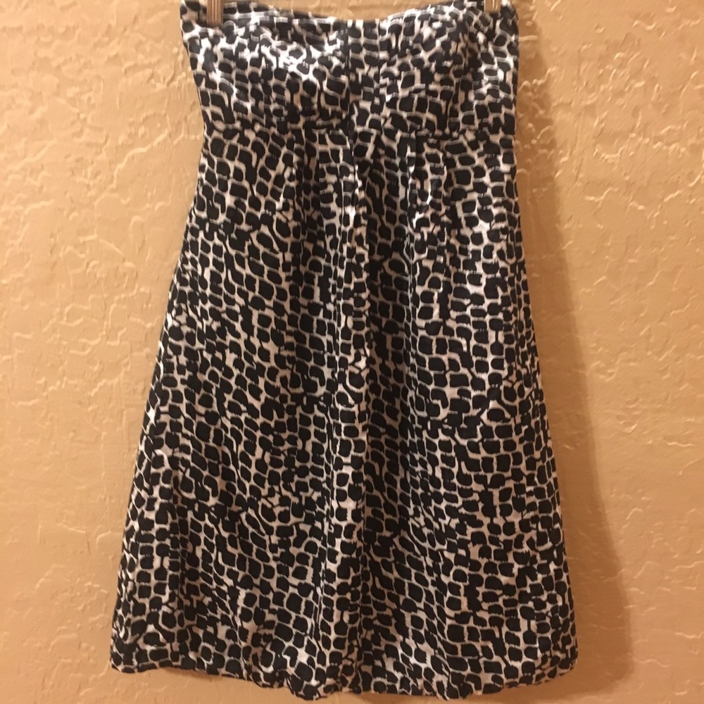 WHBM women's strapless mini dress