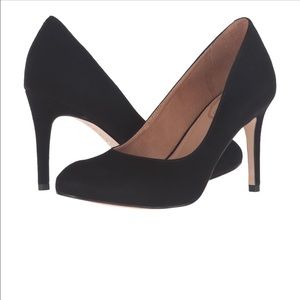 Corso Como Del Black Suede Pumps Heels NEW!