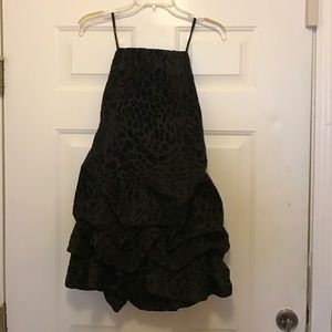 Juniors black formal dress.