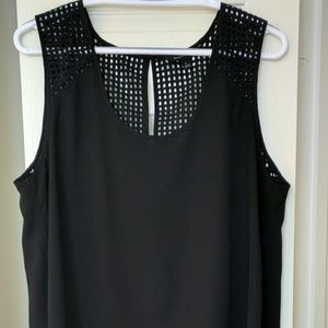** S O L D ** Laser cut Banana Republic tank top