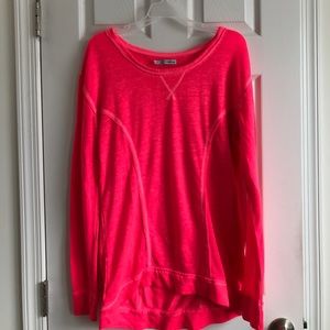 Maurice's tunic top hot pink size m