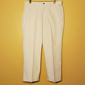 Men's Haggar khakis.