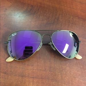 Purple Ray-Ban Aviators