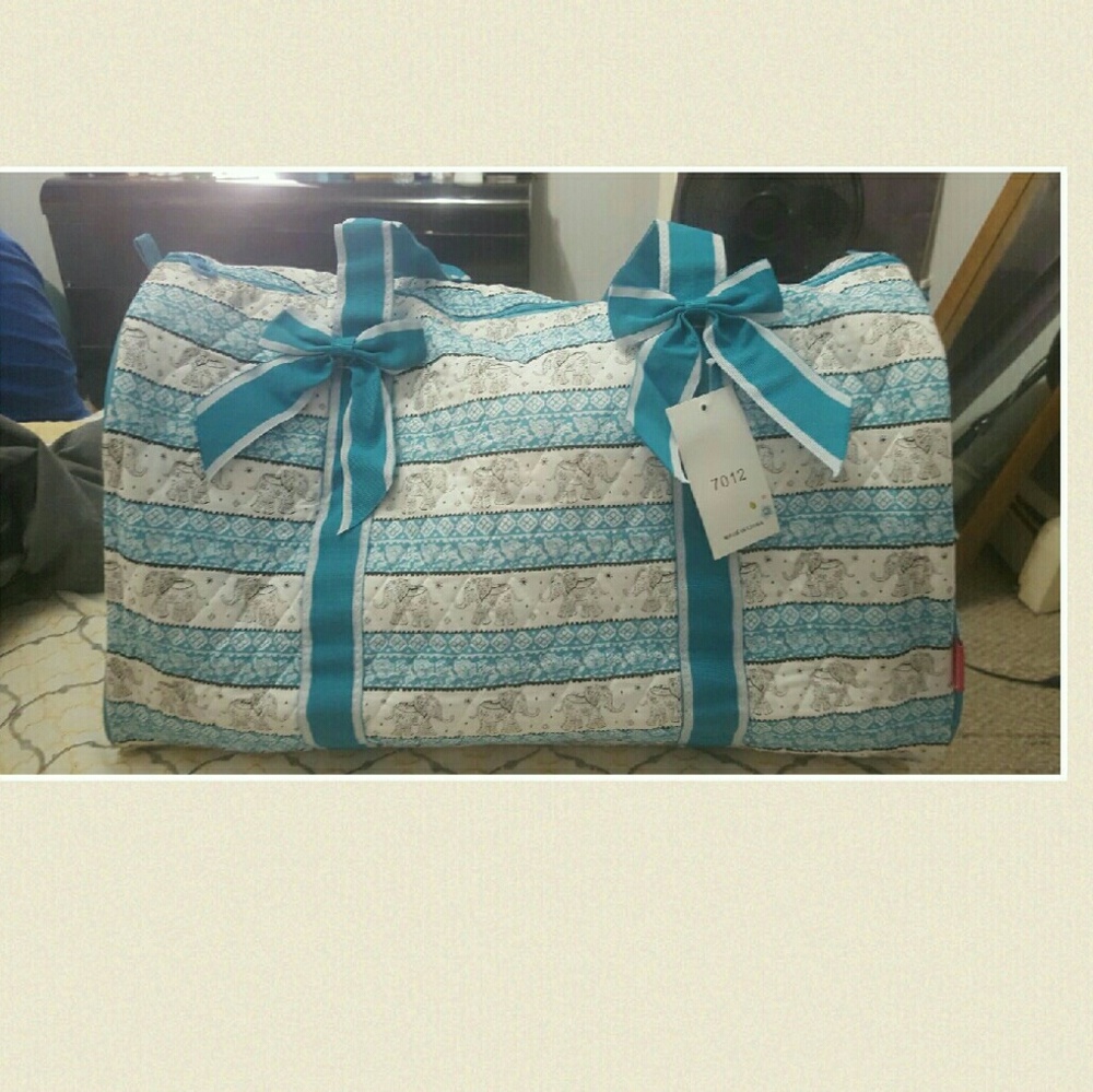 Elephant Duffle bag Firm Price