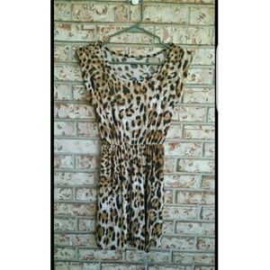 Cheetah print dress