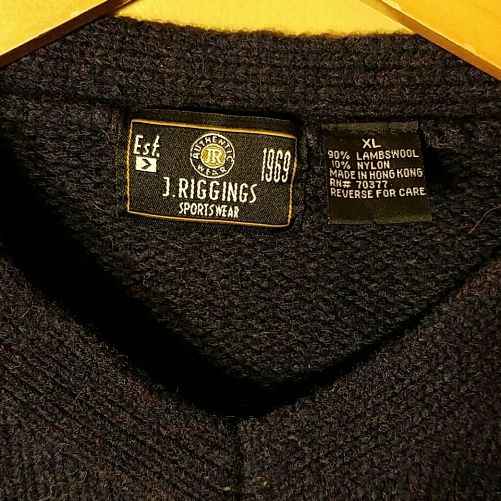 J. Riggings wool sweater. - Picture 2 of 3