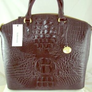 Brahmin cocoa Melbourne Satchel Duxbury