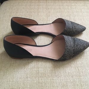 Madewell D'orsay Flat - Brand New Size 10 black 🌺