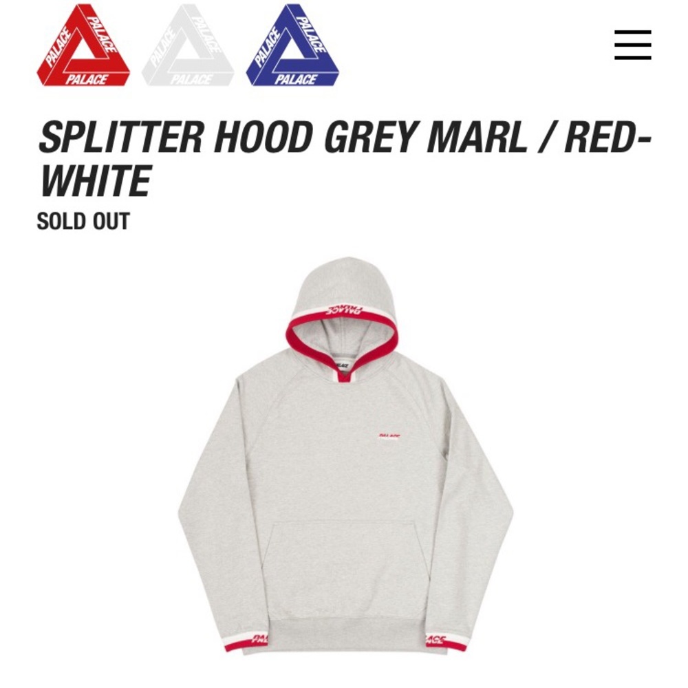 Palace Splitter Hood Hoodie