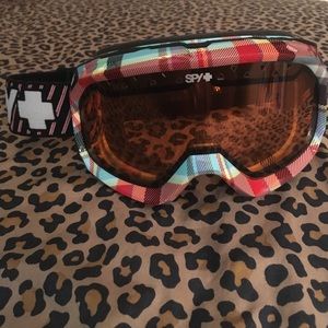 Snowboarding goggles by Spy