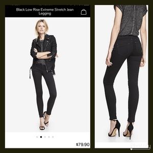 NEW $80 Express Extreme Stretch Low Rise Legging