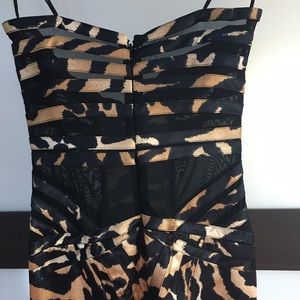 Beautiful Cheetah Strapless Gown