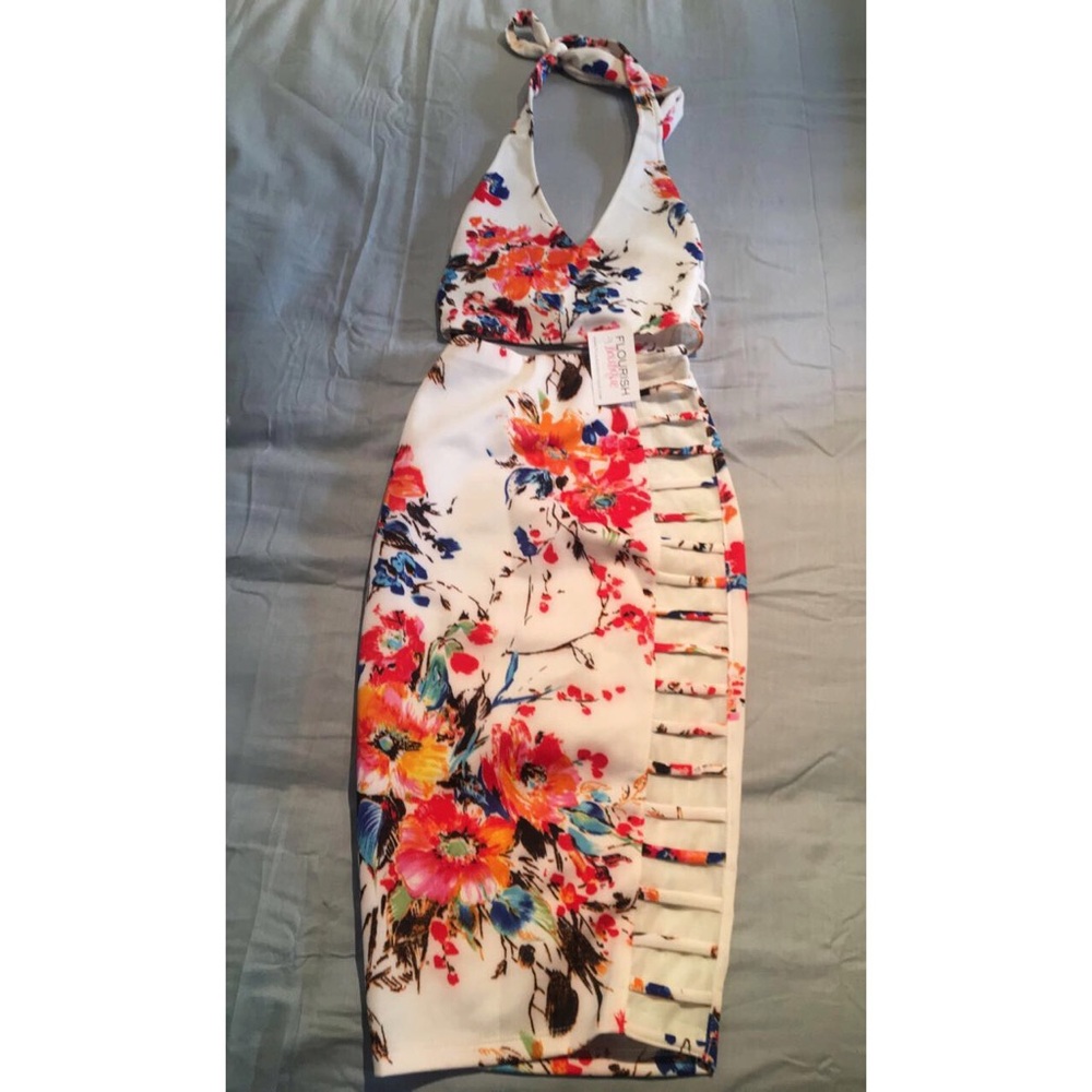 NWT Matching Floral Bodycon Set