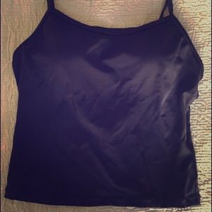 Liquid Blue black tankini top