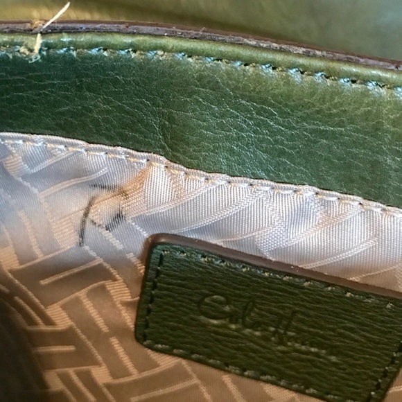 Green gold chain leather bag - Picture 4 of 6