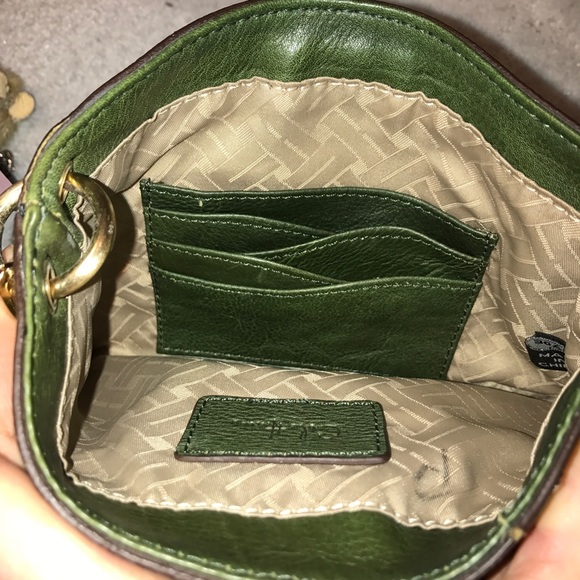Green gold chain leather bag - Picture 6 of 6