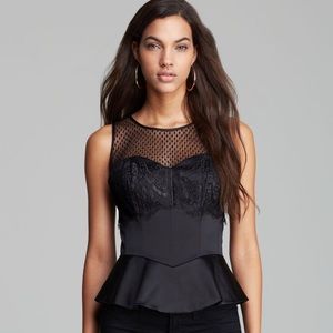 Women's Black Top Iconic Bustier