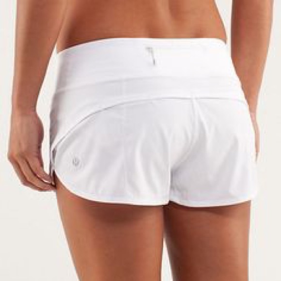 lululemon athletica Pants - Lululemon White Speed Short