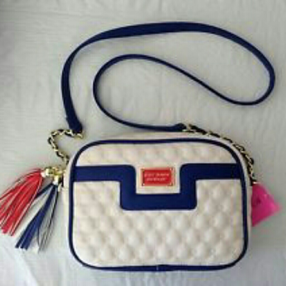 Red White & Blue Betsey Johnson Cross Body Purse