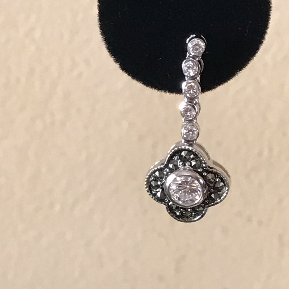 14 K Gold Plated and Marcasite CZ Jewelry Set!. - Picture 4 of 6