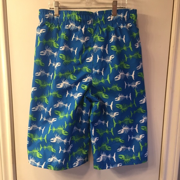 Boys OP Swim Suit Trunks NEW Blue XL 14/16 - Picture 5 of 5