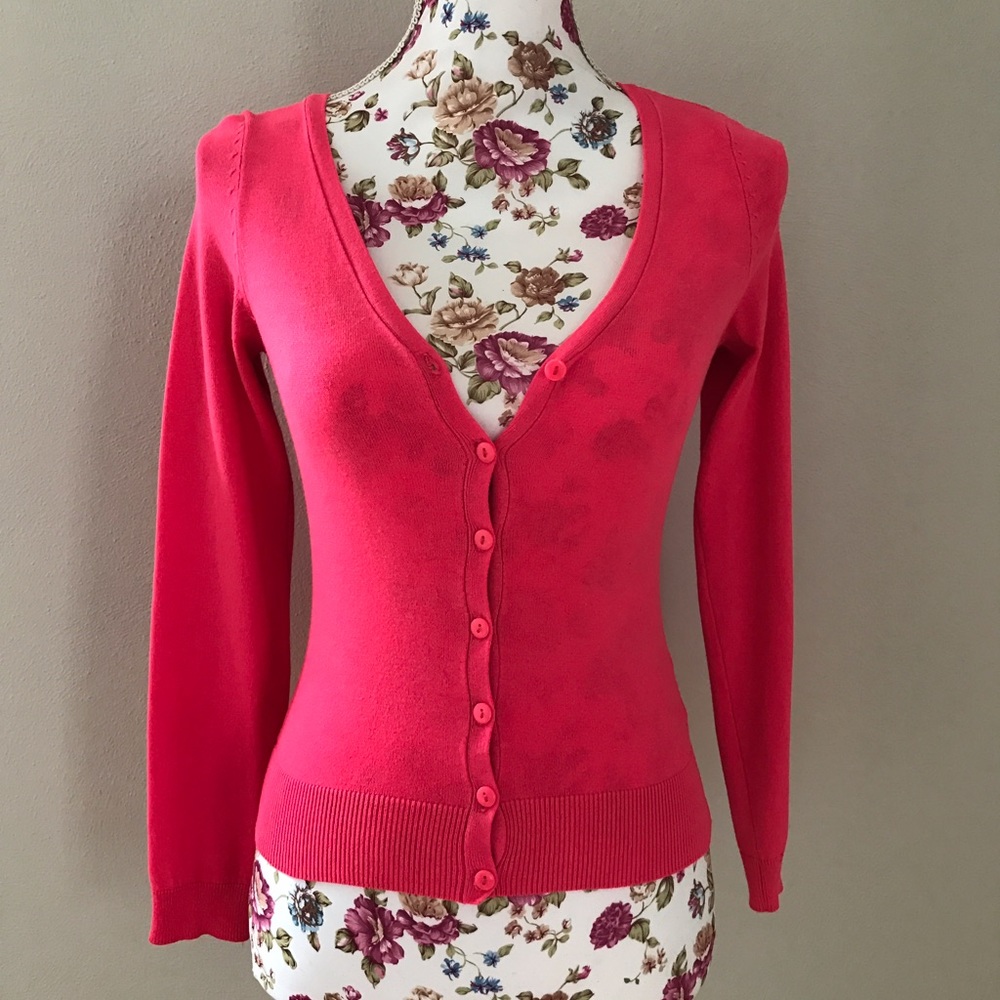 Hot Pink Cardigan