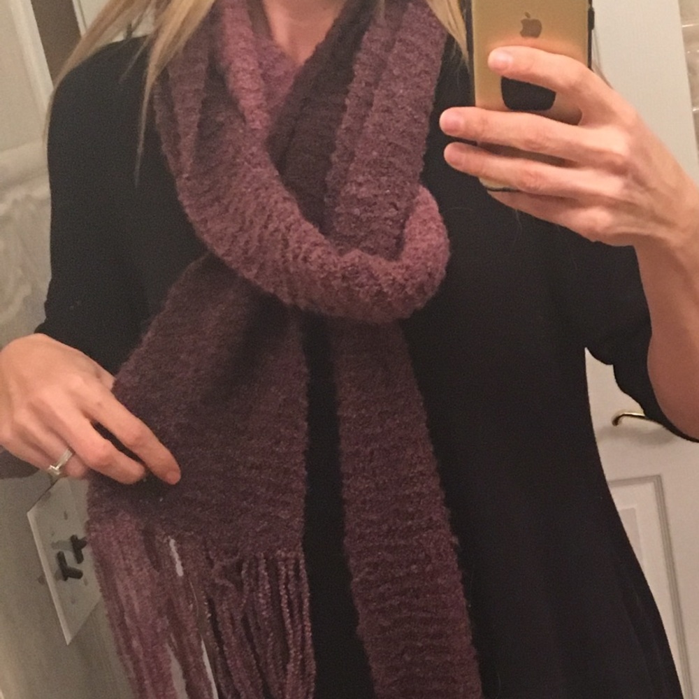 Ombré purple scarf- super long