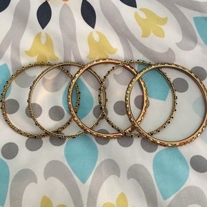 Limited gold jewel bangles Limited gold jewel bangles