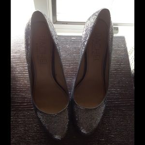 Rachel Roy  glitter heels