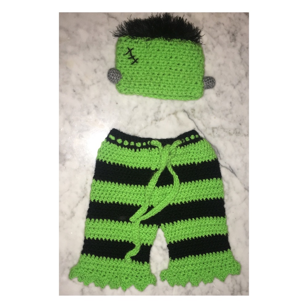 Handmade, Infant frankenstein halloween costume