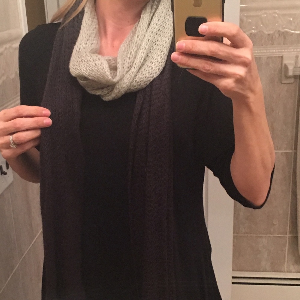 Ombré black and grey Scarg