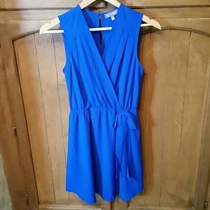 Sleeveless Blue Summer Dress