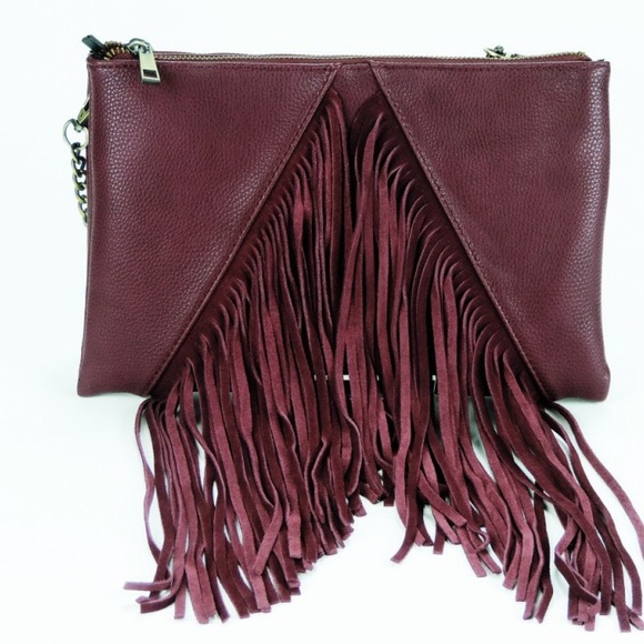 Street Level Handbags - 🆕Street Level Fringe Crossbody Clutch Handbag