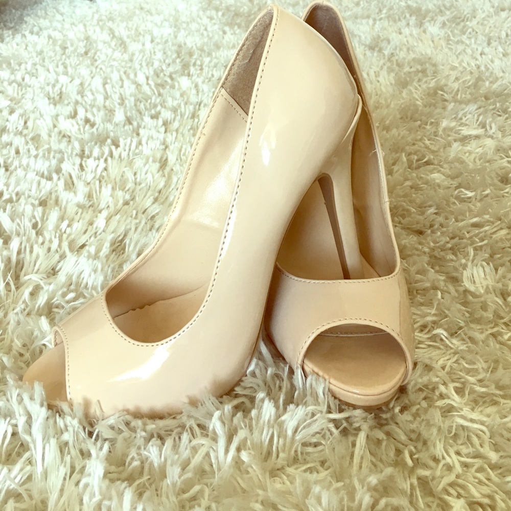 Charlotte Russe open toed pumps