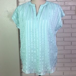 LC Lauren Conrad Short Sleeve Loose Fit Blouse