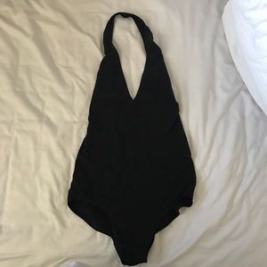 American Apparel Halter Bodysuit