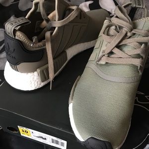 Brand New Adidas NMD R1 Olive Green