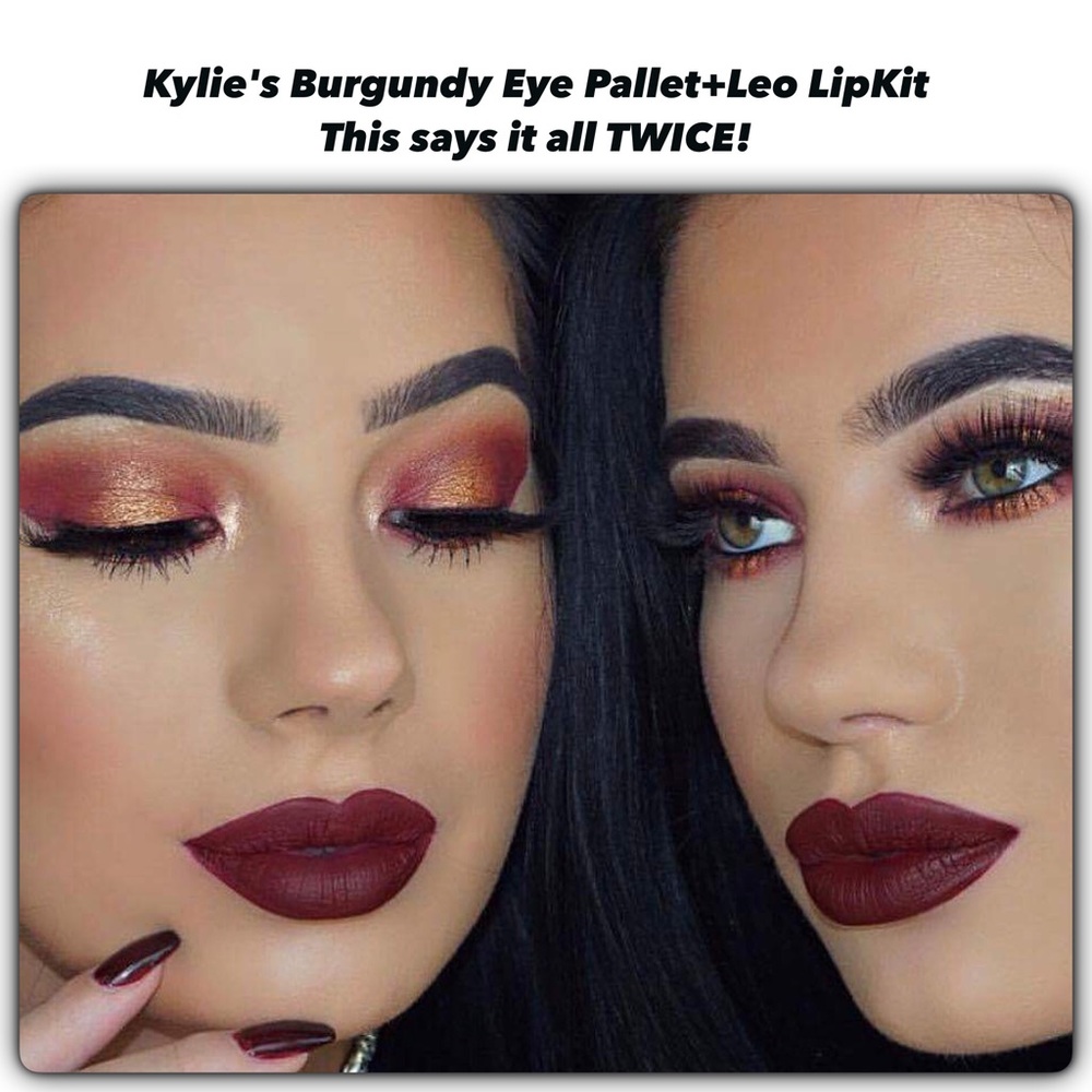 💋/Kylie's Magic SET! Get Burgundy Eyes+Leo LipKit