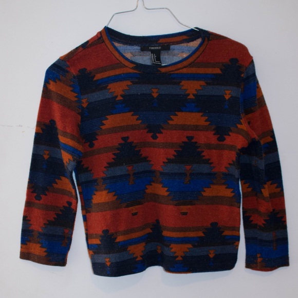Tribal Print Sweater - Picture 1 of 2