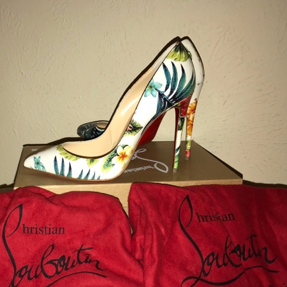 Christian Louboutin Shoes - Spring  Floral 100% Authentic Christian Louboutin